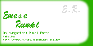 emese rumpl business card